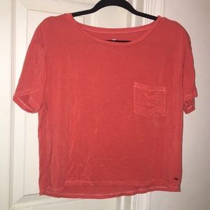 Red-orange soft and sexy AE shirt